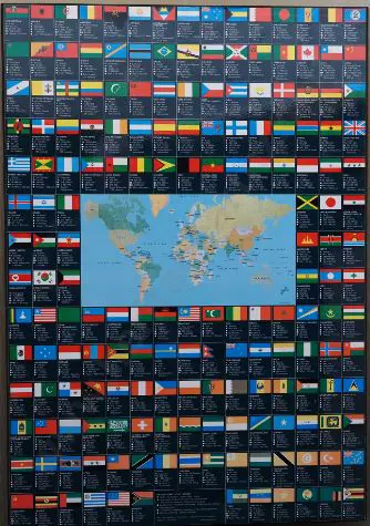 UNKNOWN Artist - World Map Image 1++