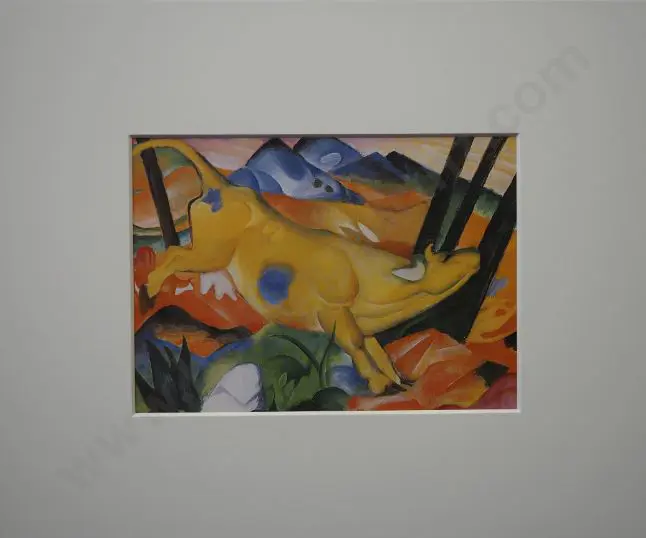 MARC, Franz (1880-1916) - Yellow Cow - 1911 Image 1++