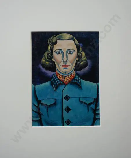 ANGUS, Rita (1908-1970) - Self Portrait - c.1936 Image 1++