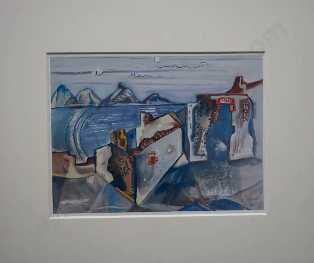 HODGKINS, Frances Mary (1869-1947) - Ruins - 1937 Image 1++