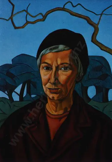 ANGUS, Rita (1908-1970) - Self Portrait - c.1967 Image 1++