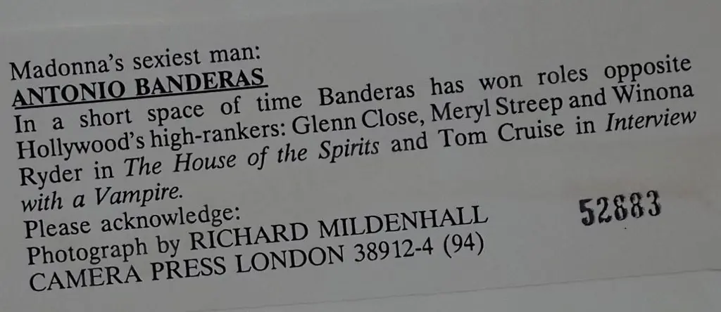 MILDENHALL, Richard - Antonio Banderas Image 1++