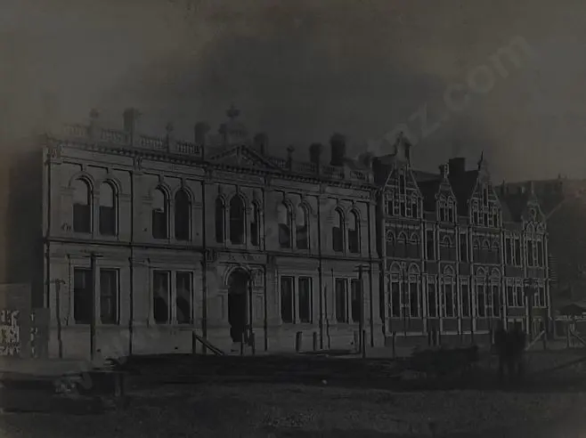 UNKNOWN - Wellington Public Library & Technical School, Mercer St, c.1880 Image 1++