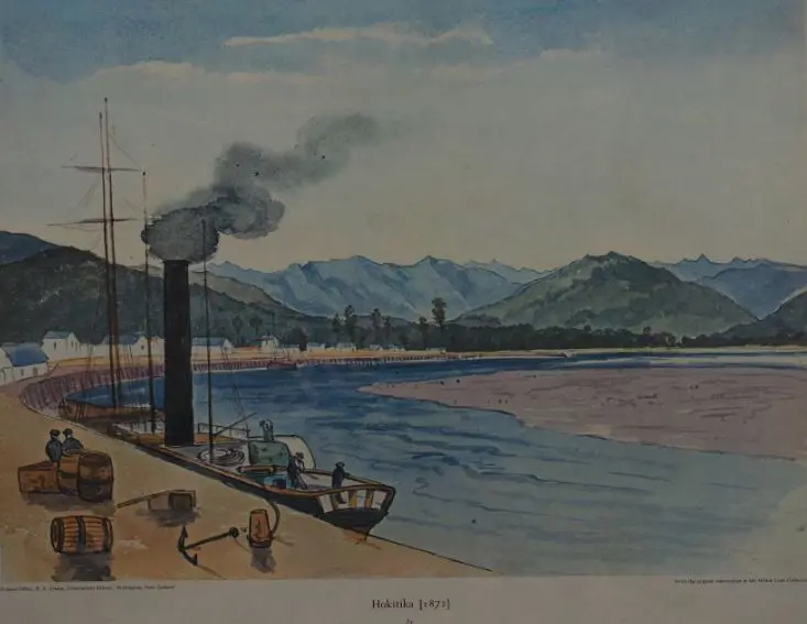 FOX, Sir William (1812-1893) - Hokitika (1872) Image 1++