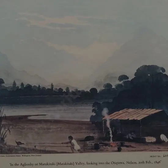 FOX, Sir William (1812-1893) - In the Aglionby Valley, Nelson, 1846