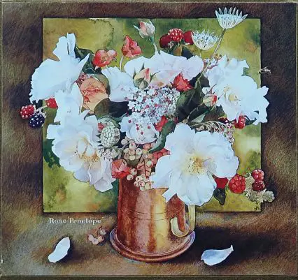 TICHBORNE, Nancy (N.Z.) - Rose 'Penelope' - Jug of Roses Image 1++