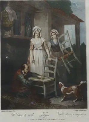 WHEATLEY, Francis (1747-1801) - Cries of London - Old Chairs to Mend Image 1++