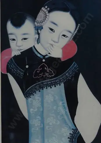 UNKNOWN Artist - Two Children Image 1++