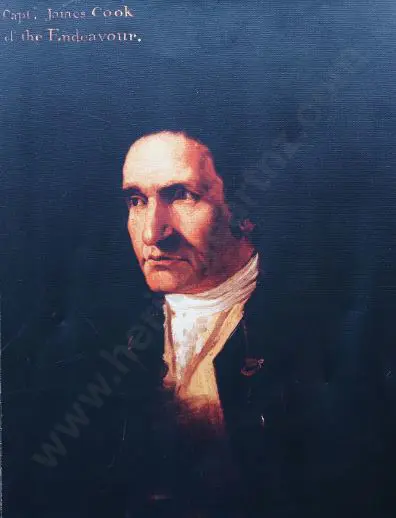 UNKNOWN Artist - Capt. James Cook of the Endeavour Image 1++