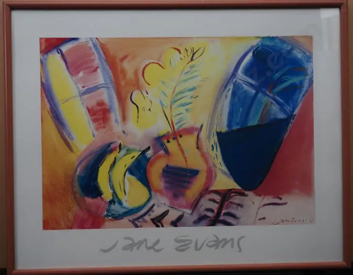 EVANS, Jane (1946-) - Abstract Still Life Image 1++