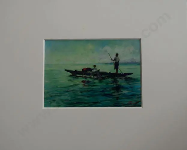 NERLI, Girolamo P. (1863-1926) - Fishing in the Pacific Islands Image 1++