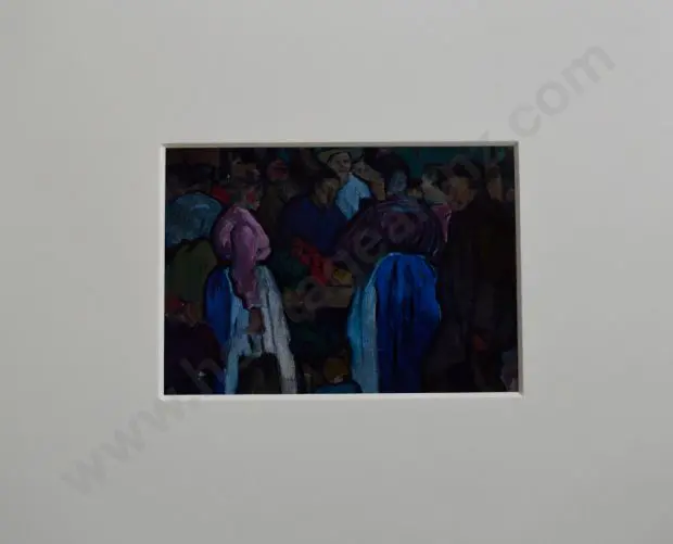 COLLIER, Edith (1885-1964) - At the Markets Image 1++