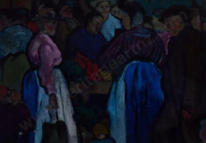 COLLIER, Edith (1885-1964) - At the Markets Image 1++