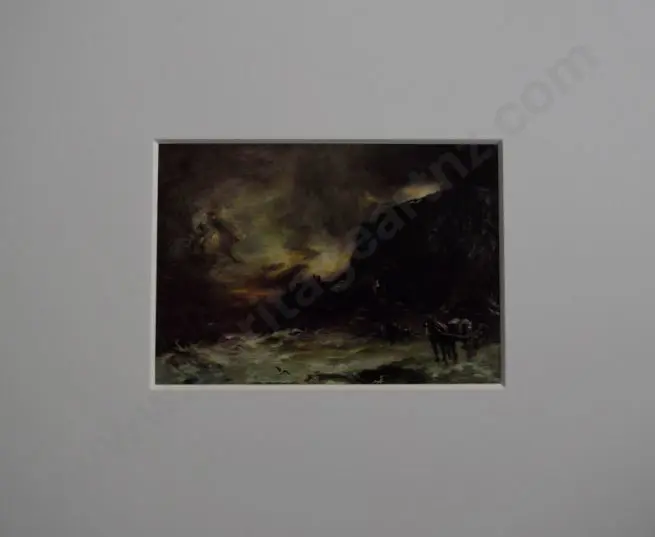 VAN der VELDEN, Petrus (1837-1913) - Storm at Wellington Heads, c.1908 Image 1++