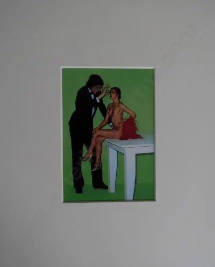 NEWTON, Helmut (1920-2004) - Giant and Nude, during VOGUE Shoot, Paris 1974 Image 1++