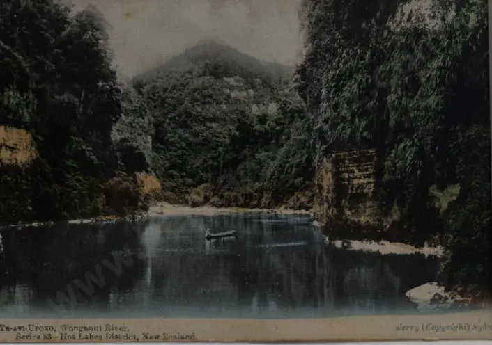 UNKNOWN Photographer - Wanganui River c.1900 Image 1++