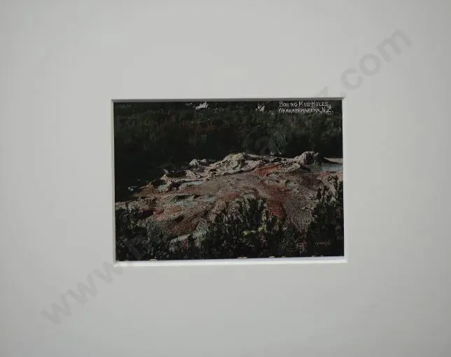 UNKNOWN Photographer - Boiling Mud Holes, Whakarewarewa - c.1900 Image 1++