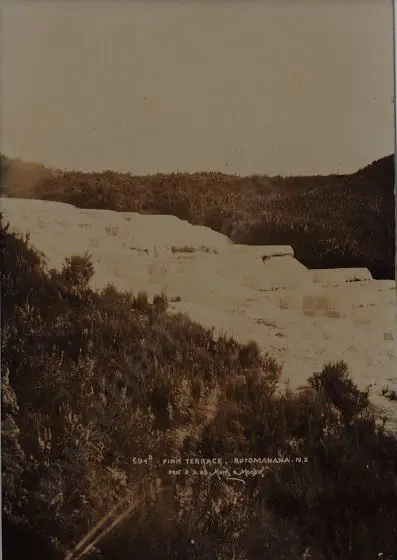 MUIR & MOODIE - Photographers - Pink Terrace, Rotomahana Image 1++