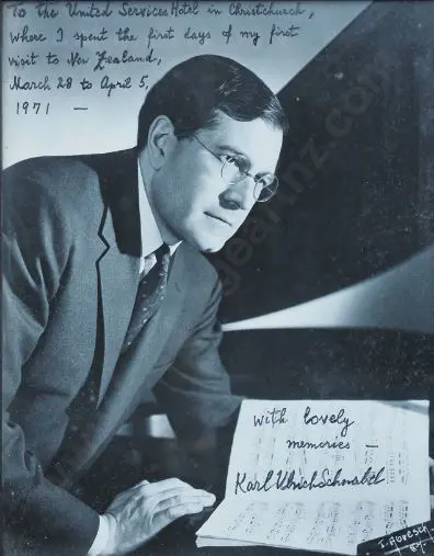SCHNABEL, Karl Ulrich (1909-2001) - Karl Ulrich Schnabel - International Pianist Image 1++