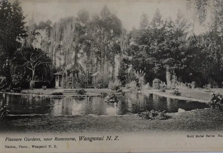 DENTON, Frank (1969-1963) - Wanganui - Pleasure Gardens near Racecourse - c. 1900 Image 1++