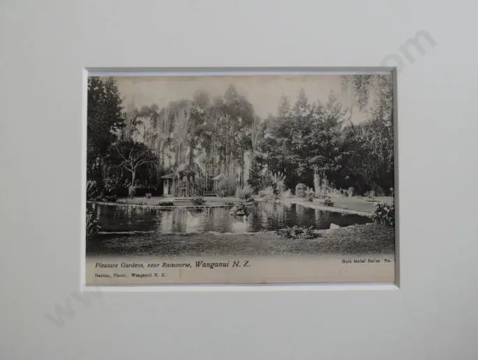 DENTON, Frank (1969-1963) - Wanganui - Pleasure Gardens near Racecourse - c. 1900 Image 1++
