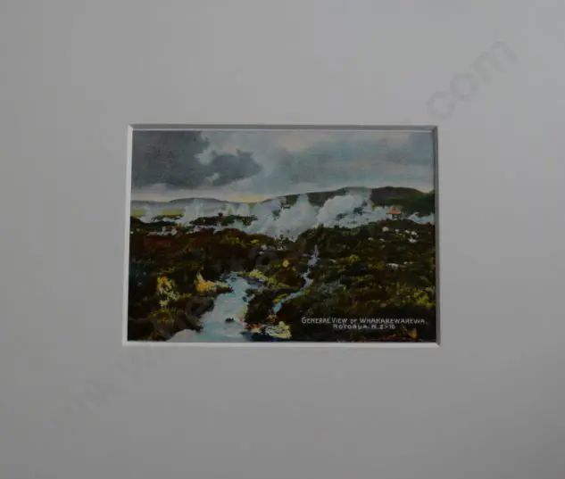 UNKNOWN Photographer - General View of Whakarewarewa - C.1900 Image 1++