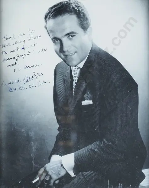 A61 - Unknown - Signed photo of unrecognised celebrity dated 1960 Image 1++