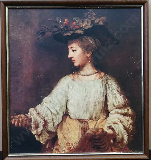 REMBRANDT van Rijn (1606-1669) - Aristocratic Lady with Hat Image 1++