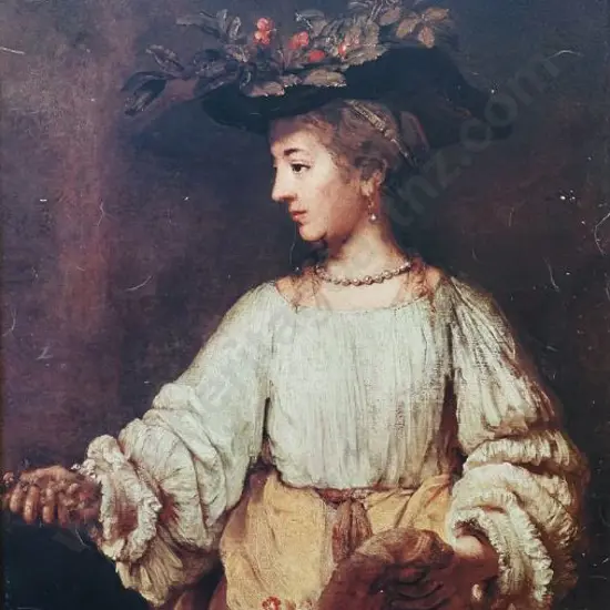 REMBRANDT van Rijn (1606-1669) - Aristocratic Lady with Hat