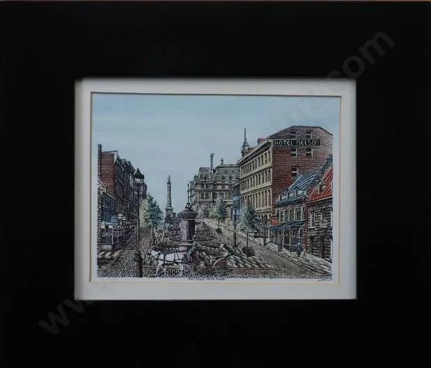 UNKNOWN Artist - Place Jacques-Carter, Montreal Image 1++