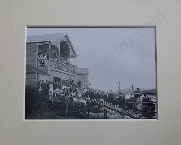 UNKNOWN Photographer - Closing Day at the Union Boat Club - Wanganui - 1910 Image 1++