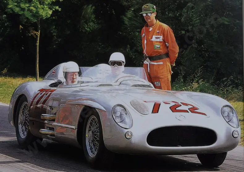 UNKNOWN Photographer - Stirling Moss Driving 1957 300SLR Mercedes Image 1++