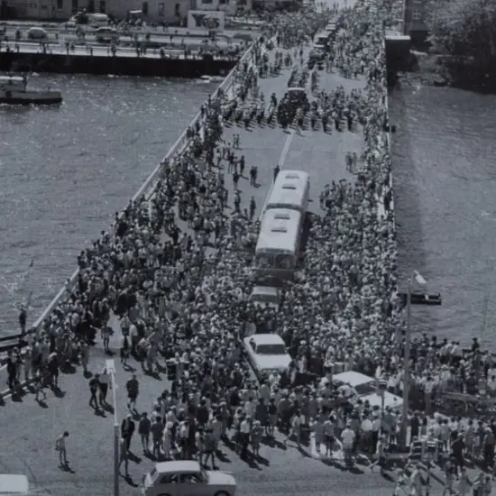 UNKNOWN Photographer - Whanganui - Opening of New Town Bridge 1970