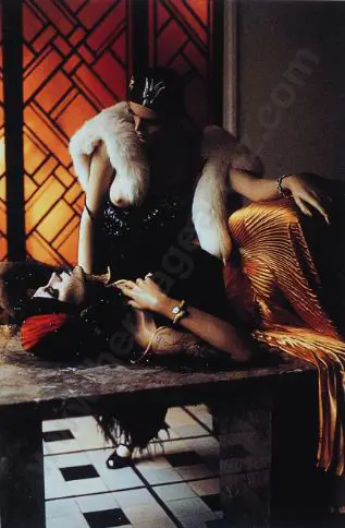 NEWTON, Helmut (1920-2004) - Erotic Photo with Two Women Image 1++