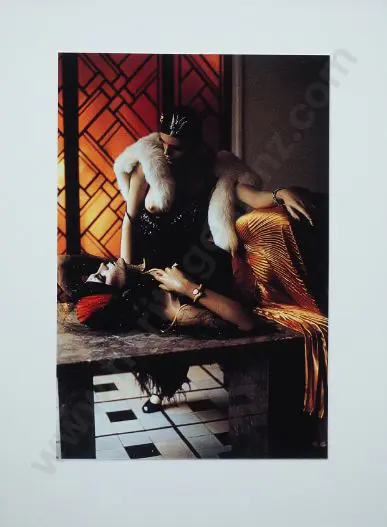 NEWTON, Helmut (1920-2004) - Erotic Photo with Two Women Image 1++