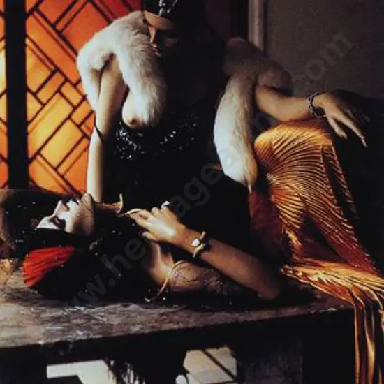 NEWTON, Helmut (1920-2004) - Erotic Photo with Two Women