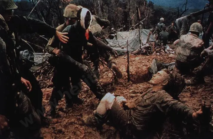 BURROWS, Larry (1926-1971) - South of the DMZ, South Vietnam -1966 Image 1++