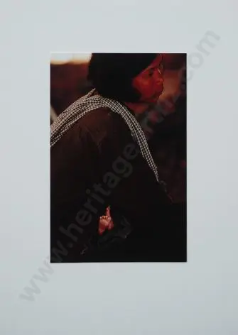 BURNETT, David (1946- - Cambodian Woman Cradling Child - 1979 Image 1++