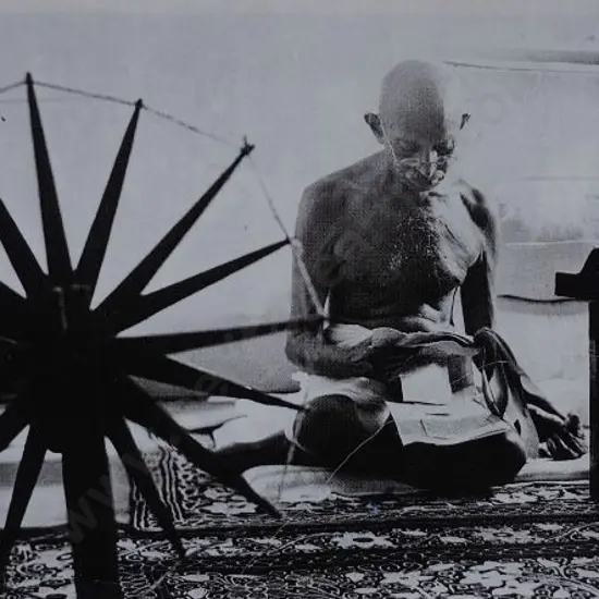 BOURKE-WHITE, Margaret (1904-1971) - Mahatma Gandhi - 1946