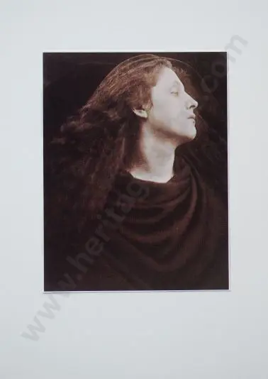 CAMERON, Julia Margaret (1815-1879) - Mary Hiller (Cameron's Assistant & Model) - 1867 Image 1++