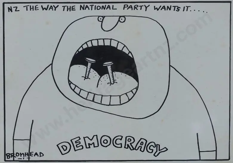 BROMHEAD, Peter (1933-) - The Way the National Party Wants It Image 1++