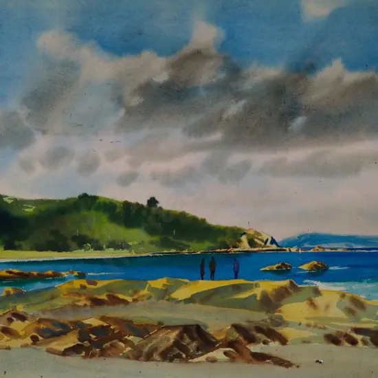 MAGURK, John (active 1950/60s) - Coastal scene