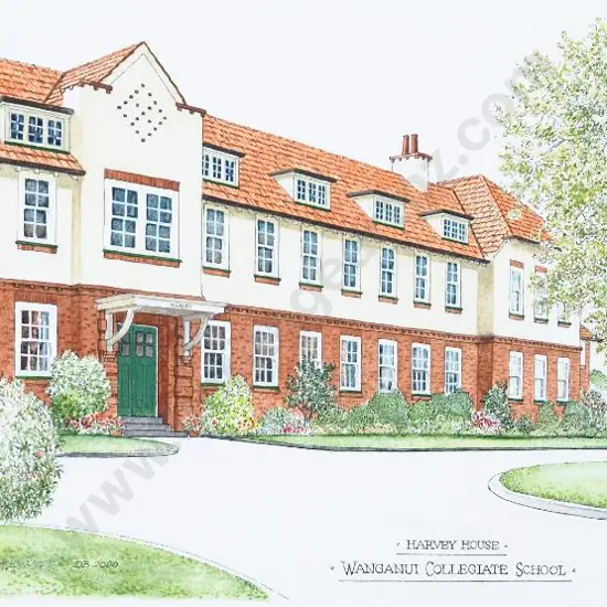 BATTARBEE, David (1939-) - Harvey House, Wanganui Collegiate