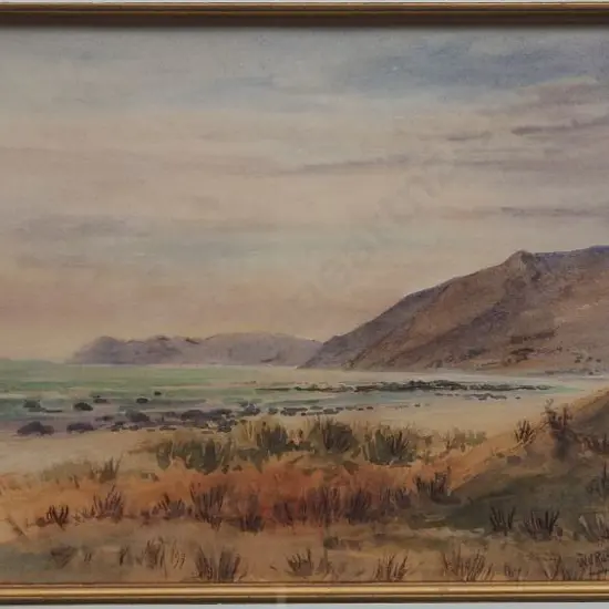 RUSH, William J. (1872-1965) - Wairarapa Coastal Scene