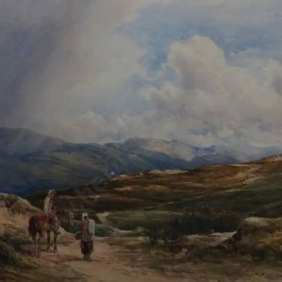FIORE, H - South American Landscape with Travellers