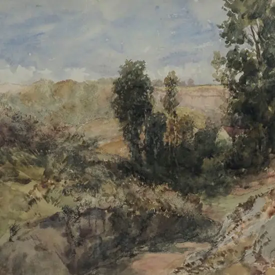 STODDART, M.O. (attributed) (1865-1934) - Rangitikei Landscape