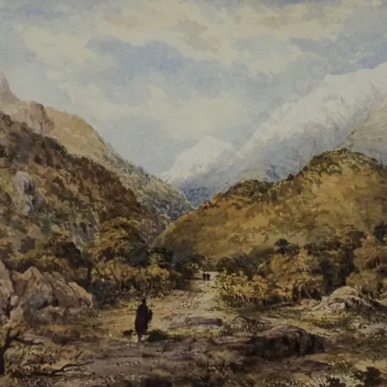 CHEVALIER, Nicholas (1828-1902) - Mount Cook