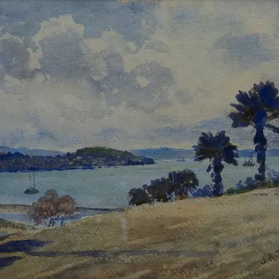 TOPLISS, J.A. (1861-1930) - Inlet, Auckland Harbour