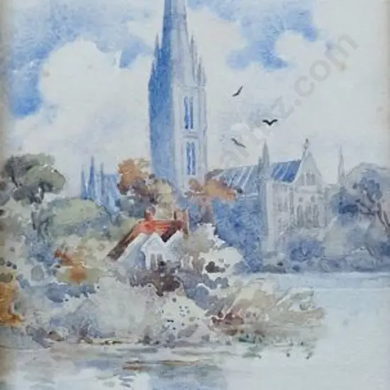HODGKINS, Frances Mary (1869-1947) - First Church of Otago, Dunedin