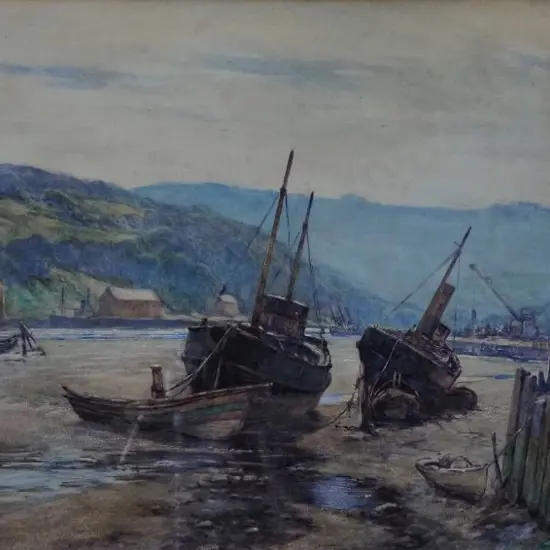 UNKNOWN Artist - Boats in Bay